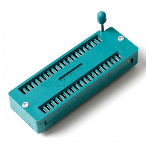 Đế IC 40 chân gạt xanh