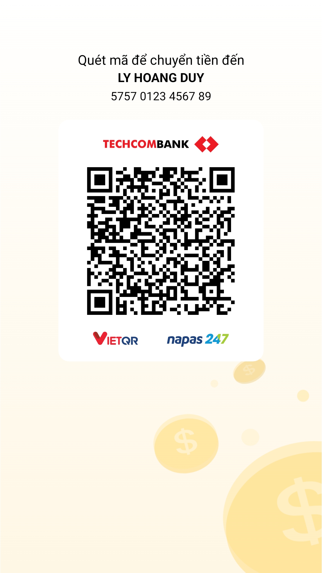 Mã QR Techcombank Điện Tử Duy Khôi